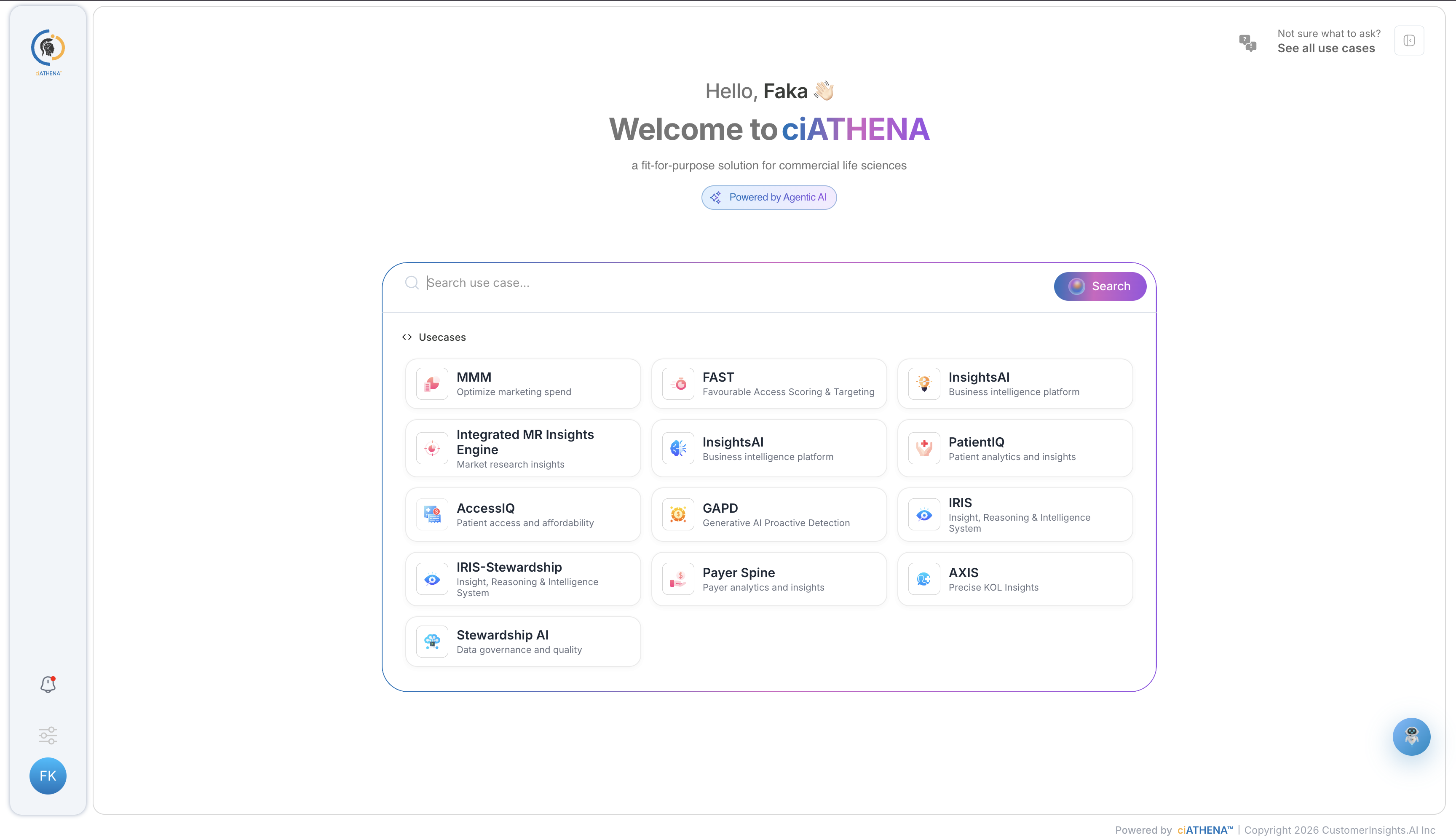 ciATHENA GenAI Interactive Analytics